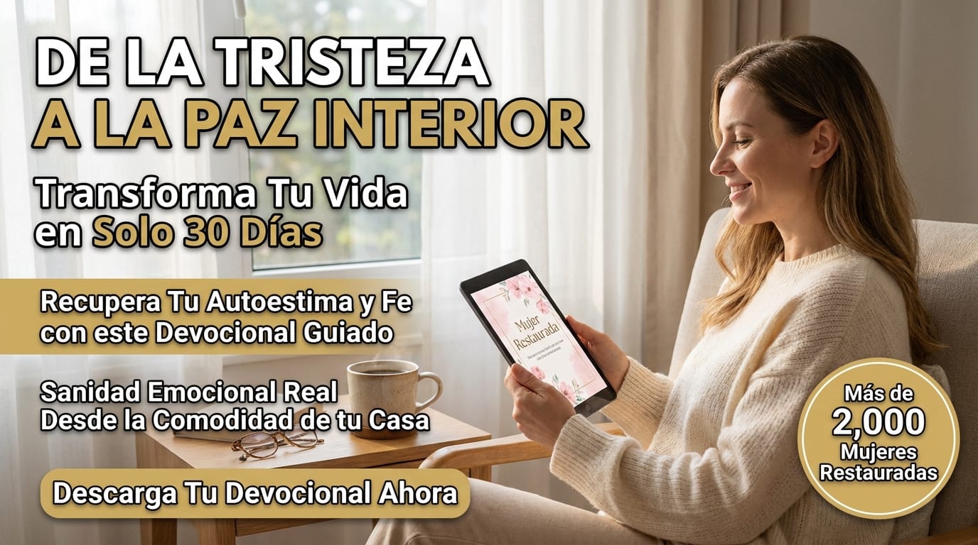 Mujer Restaurada: Devocional Cristiano de 30 Días para Sanar Heridas Emocionales