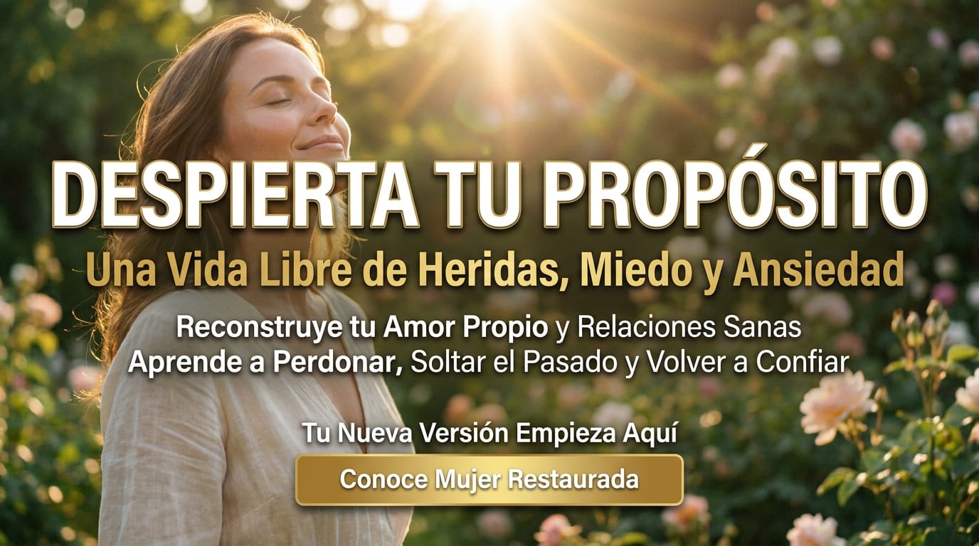 Mujer Restaurada: Devocional Cristiano de 30 Días para Sanar Heridas Emocionales
