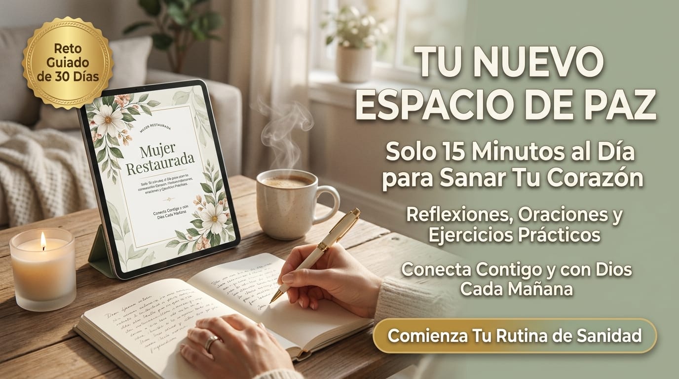 Mujer Restaurada: Devocional Cristiano de 30 Días para Sanar Heridas Emocionales